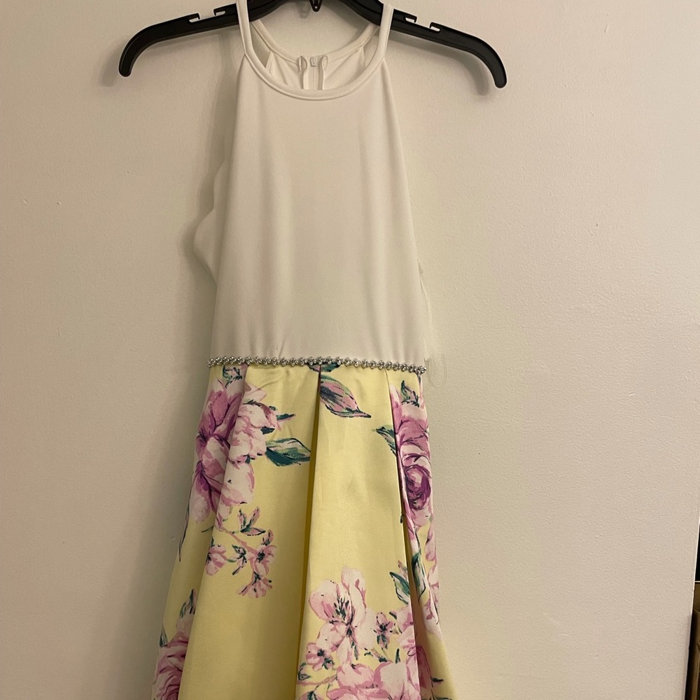 Girls Yellow Dress Size 16